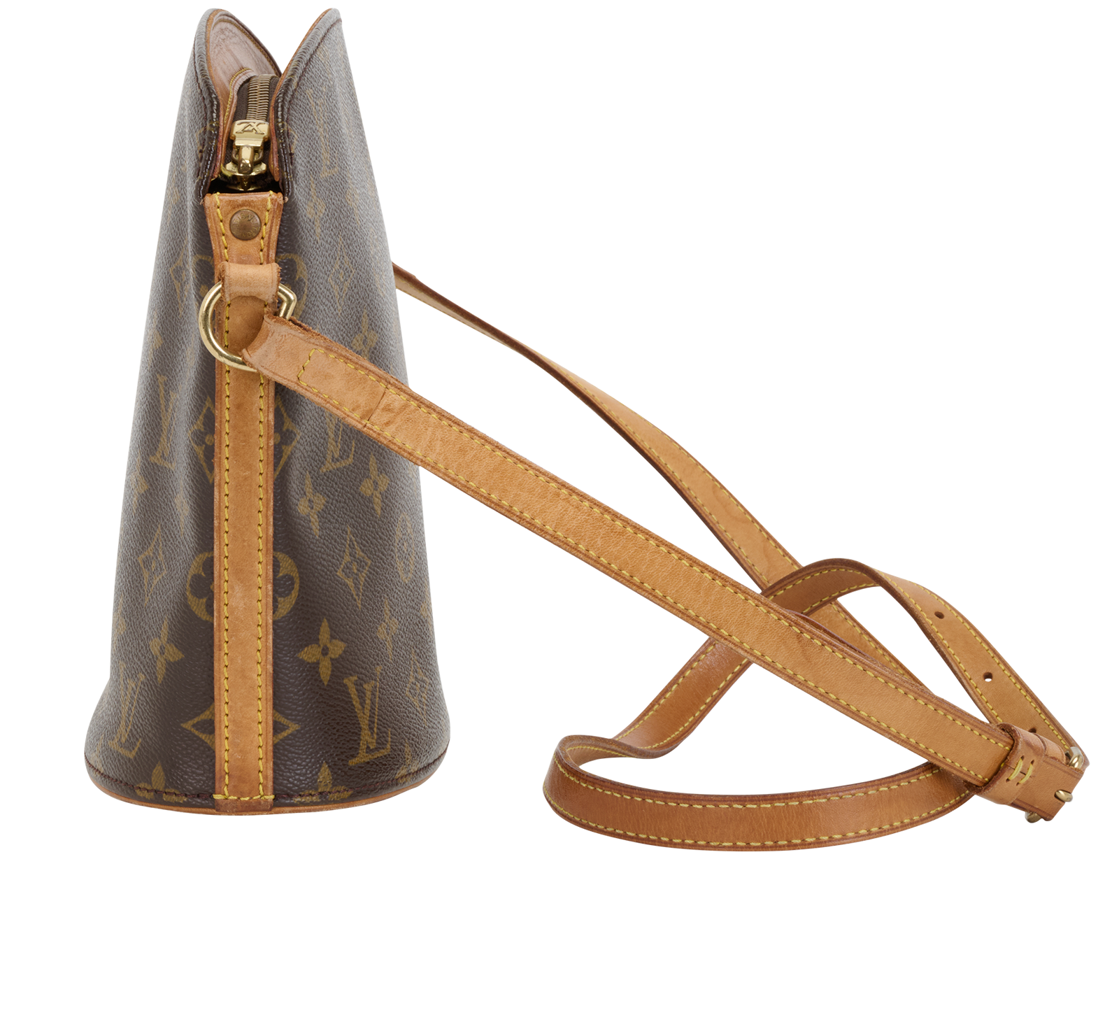 Drouot, &pound;450, Handbags, Brown, Canvas, Bottom view